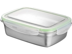 Marmita Bento De 2 Peças Com Tampa Hermética Aço Inoxidável