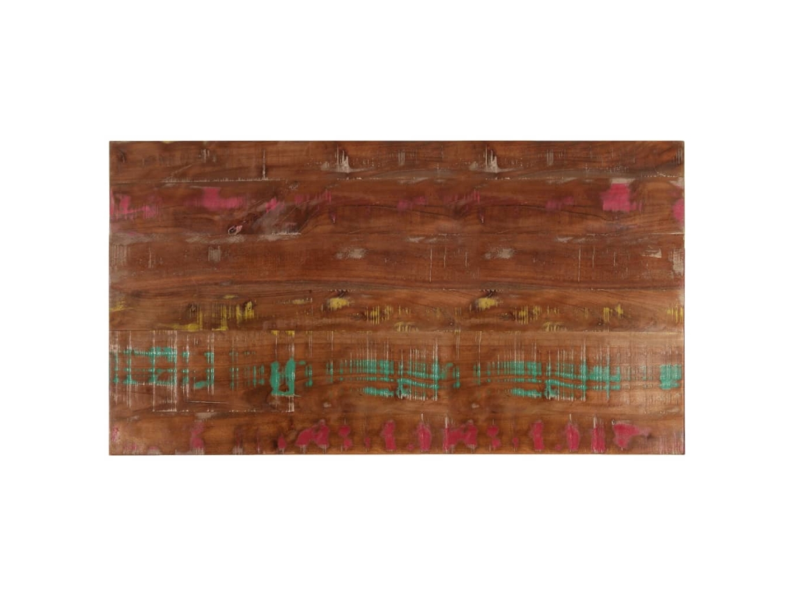 Vidaxl Tampo De Mesa Retangular 120x60x1,5cm Madeira Recuperada Maciça