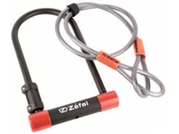 Cadeado de Bicicleta ZEFAL U-lock Com Cabo De 13 Cm (Chaves)