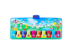 Ats colchoneta Musical Piano Portátil para Bebês com Padrões de Animais, Jogo de Dança e Presente Educatsivo Musical