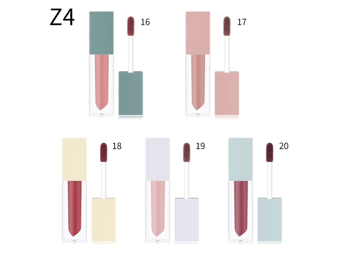 Pintalabios Líquido Mate Miss Rose Largo Duración Impermeable Batom 5pcs Herramienta Maquillaje Cosmético Z4