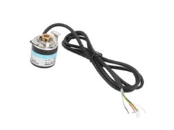 Codificador Incremental Trifásico Abz Com Eixo Meio Oco 6mm Para Redutor De Motor 5-24v Dc