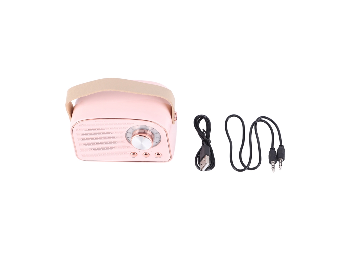 Caixa de Som Bluetooth Suporta Emparelhamento Tws Bt5.0 Caixa de Som Bluetooth Mini Retrô EOOCOO