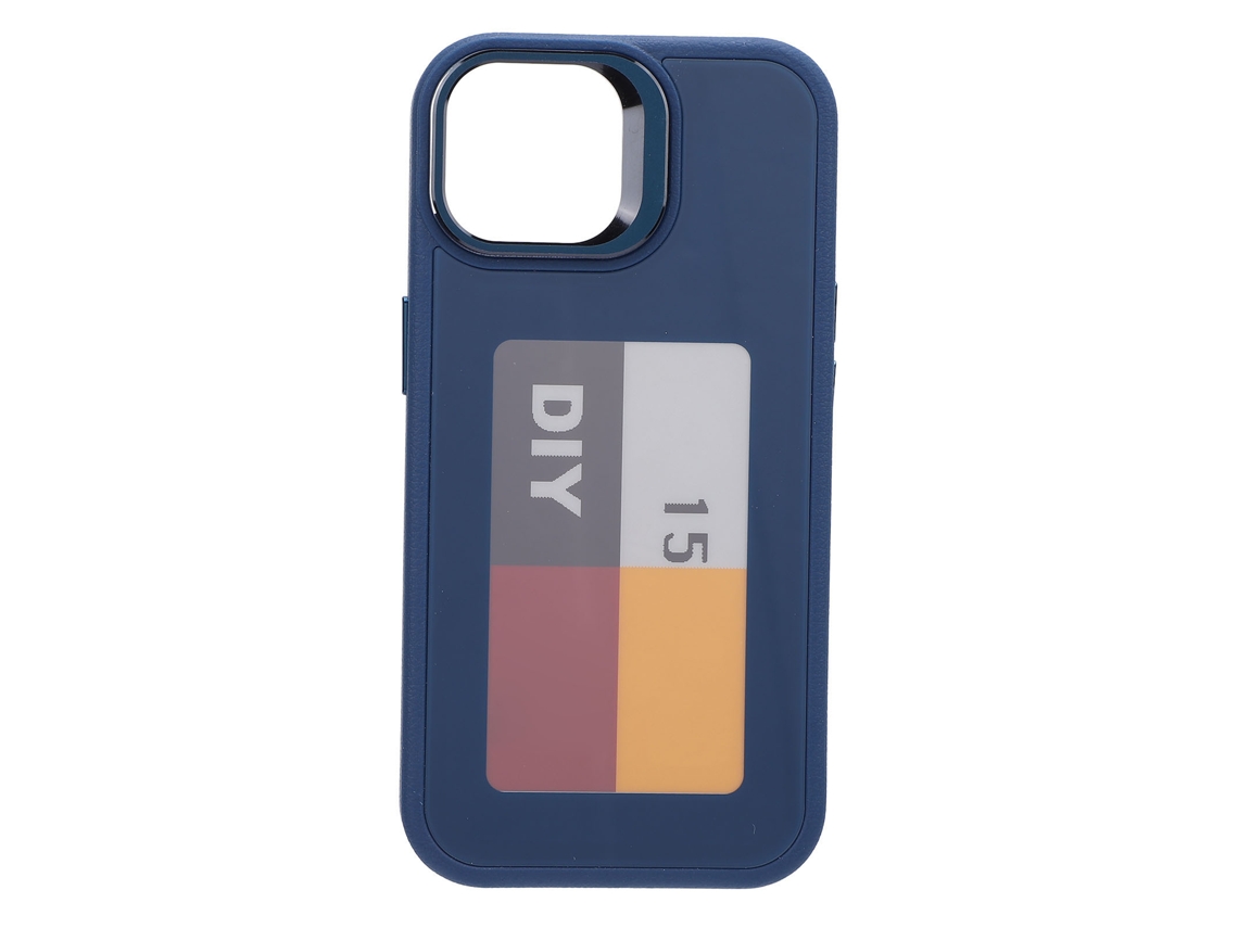 Funda de Telefone NFC com Tela de Tinta Smart Tpu Projeção para iOS 15 | S/MARCA
