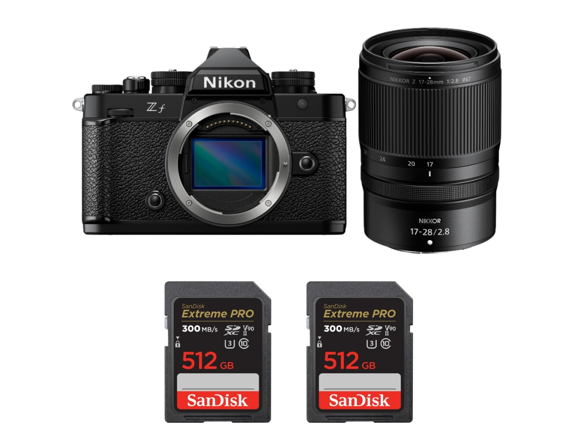Zf + 17 28mm F/2.8 + 2 Sandisk 512gb Uhs ii 300mb/s + Ebook “20 Dicas para Fotos Que Impressionam” NIKON