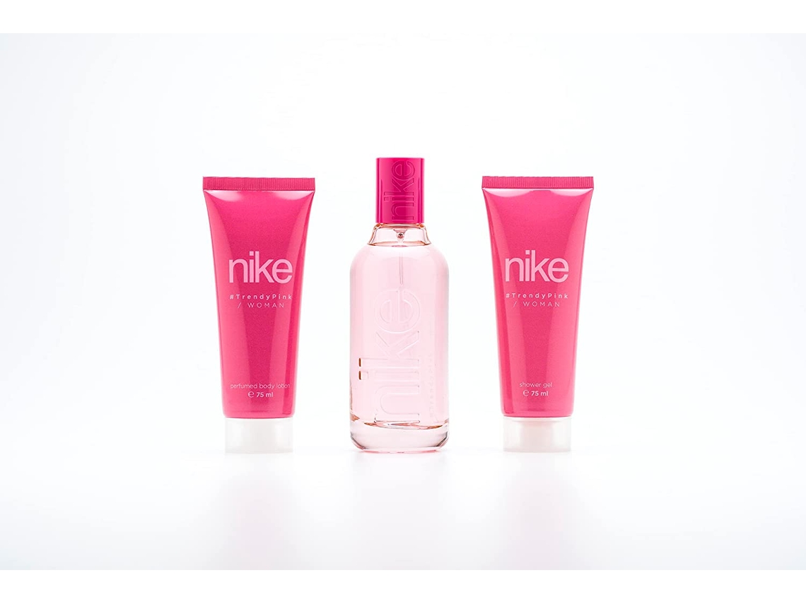 NIKE Eau de Toilette 100 ml Loção Corporal 75 ml Gel de Banho 75 ml