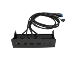 Hub Usb 3.0 Com Painel Frontal, 4 Portas, 5 Gbps, Alta Velocidade, 19 Pinos Para Pc Brilvibera