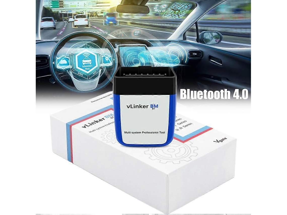 Vgate Vlinker Bm + Obd2 V2.2 Bluetooth Modo Duplo 4.0 Detector De Falhas De Automóvel De Diagnóstico Compatível