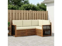 Vidaxl Conjunto De Sofás Para Exterior 4 Unid. Poliéster
