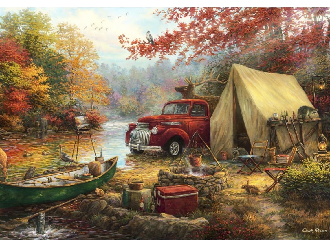 Quebra Cabeça Gráfico De Chuck Pinson Compartilhe A Paisagem Ao Ar Livre 1500 Peças Grafika