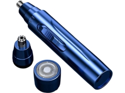 Nariz E Orelhas Aparador De Nariz Elétrico Para Aparador De Pêlos De Nariz E Orelhas Com Carregamento Usb Fácil Limpeza Azul 