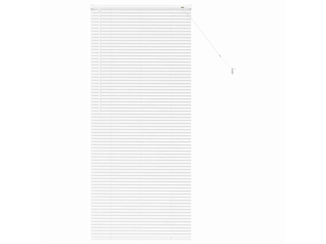 Conjunto 1 Persianas Venecianas Vidaxl Branco Alumínio (175 X 75 Cm)