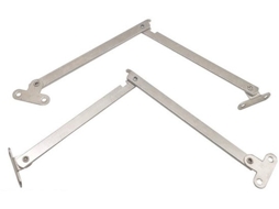 Klephouder 180 Graus - Scharnel - Klepscharnier - Dekselsteun - Suporte De Tampa - 2 Unidades