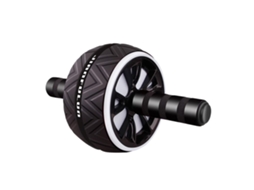Roda abdominal Slowmoose, rolo abdominal, roda de treinamento, fitness, branca, antiderrapante