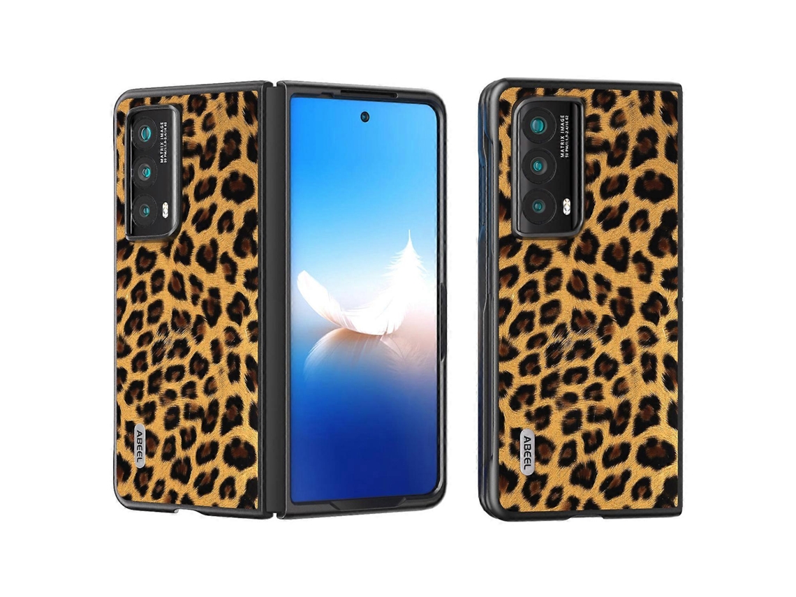 Capa Protetora Traseira Com Estampa De Leopardo Para Honor Magic Vs2 5g
