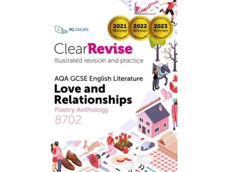 Livro Clearrevise Aqa Gcse English Literature Love And Relationships, Poetry Anthology 8702 De Pg Online (inglês)