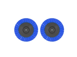 2 Pack Cabeça de Escova Eléctrica para Furadeira 3.5 Polegadas para Carpets Decoração Azul