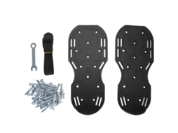 Sapatos De Aerador De Grama Com Pontes 4.2cm Epóxi Auto Nível Para Jardim E Gramado