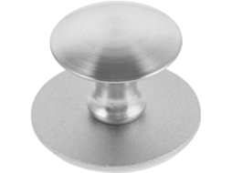 Puxador De Porta Vidro Com Ventosa Kichouse, 3, 5cm 1, 38 Polegadas, Em Aço Inoxidável Prateado, Para Gavetas, Armários