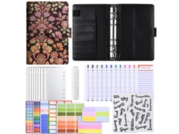 Textured Loose Leaf Budget Planner, Macaron Colors, Cash Budgeting Financial Planning Notebook, Deluxe Gift Set