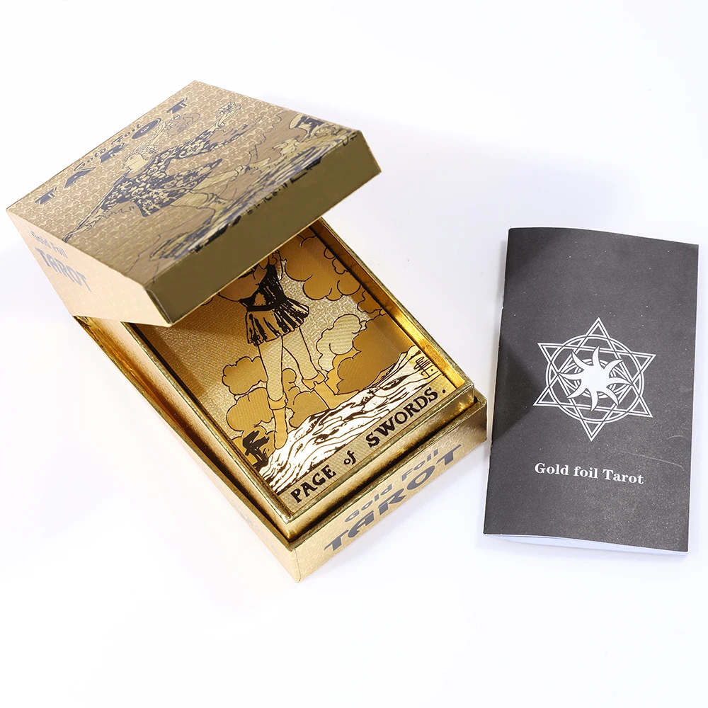 Conjunto De Cartas De Tarô Para Jogo De Mesa Em Pvc, Ideal Para Adivinhação.