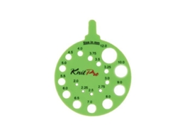 Chaveiro Medidor De Agulha Knitpro