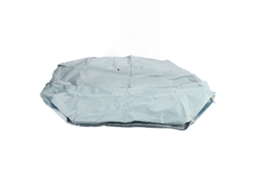 Saco Organizador de Roupas para Mudanças Grande Capacidade Plegável Impermeável Náilon Azul Cinza