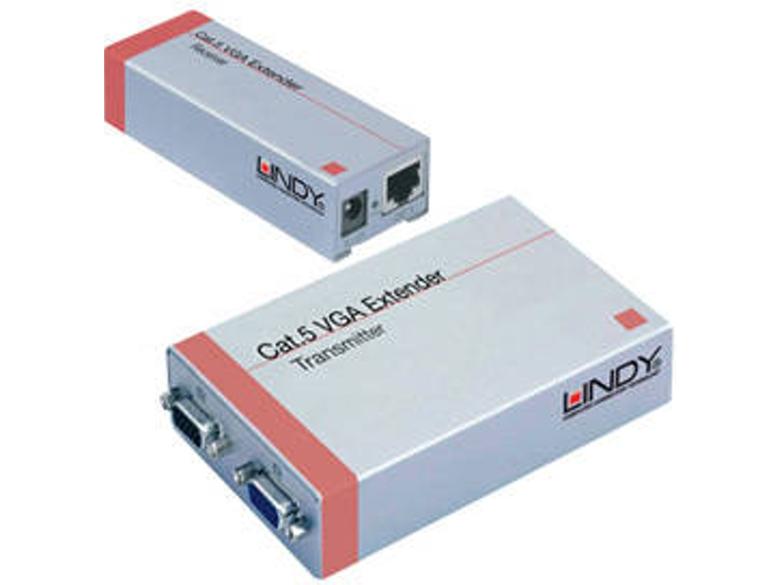 Adaptador de Interface Lindy VGA Extender Cat.5 RJ45