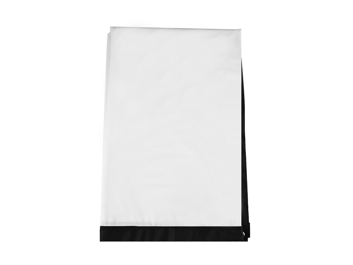 1pc Tela De Projeção Portátil Plegável Sem Rugas Branca 4:3 (84 Polegadas)
