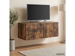 Vidaxl Gabinete De Tv De Parede 98 X 31 Cm Carvalho Fumado