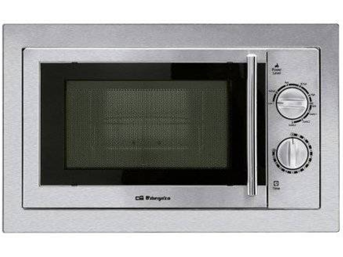Micro-ondas Encastre ORBEGOZO MIG2033 (20 L - Com Grill - Inox)