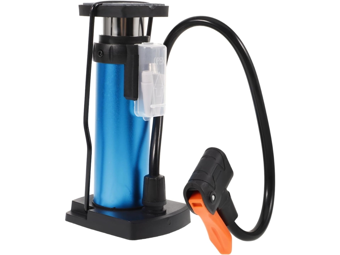 De Ar Portátil Para Bicicletas, Mini Bomba De Ar Com Válvulas De Pé Sem Cilindro E Agulha De Gás Única, Azul. Gokoco