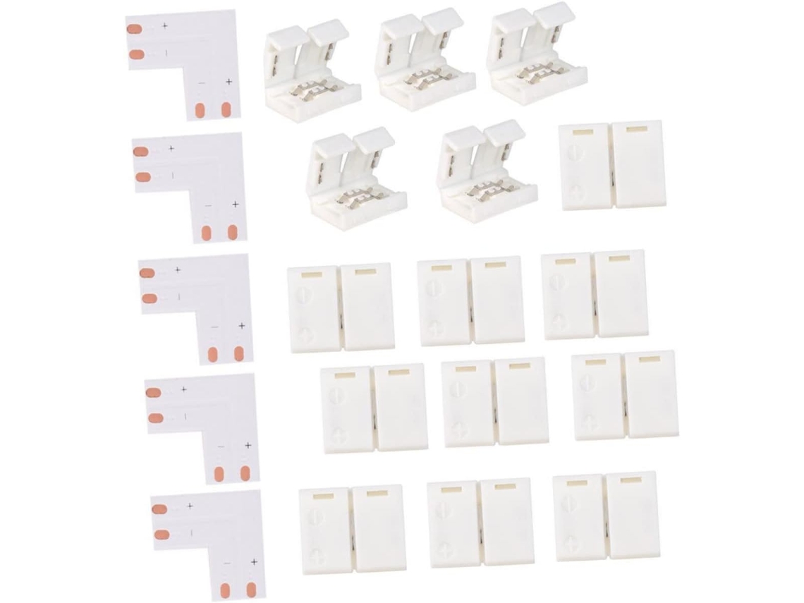 Adaptador De Conector De 5 Peças Para Instalação De Fita Led, Cantos Sem Solda.