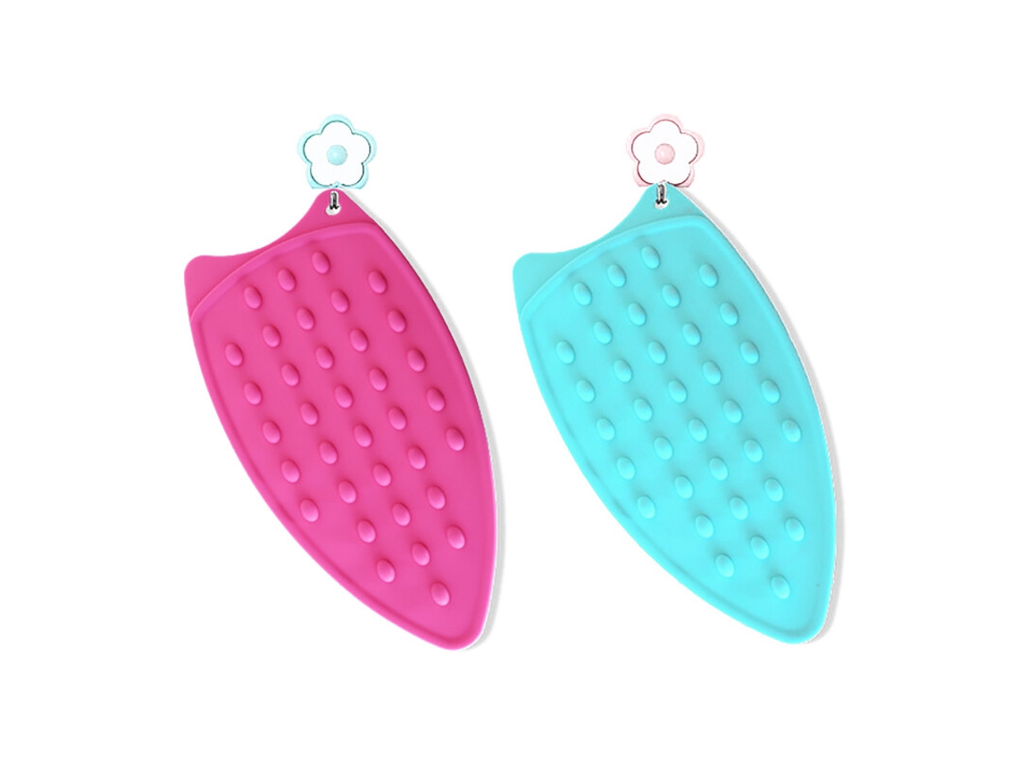Capa de Silicone para Passar Roupa, 2 Peças, Proteção Contra Calor, Descanso, Tapetes, Suporte para Porta copos de Ferro Seguro SUNNY SPACES