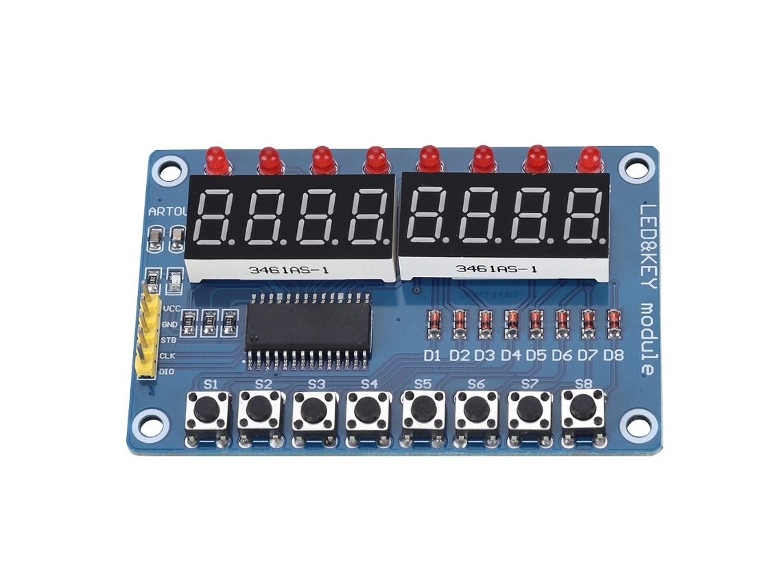 Módulo de display LED digital de 8 bits para Arduino (original, compatível com AVR)