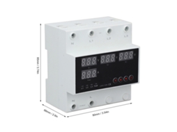 Laxiscreed Interruptor De Conversão Automática Com Display De Led E Proteção De Tensão Ajustável