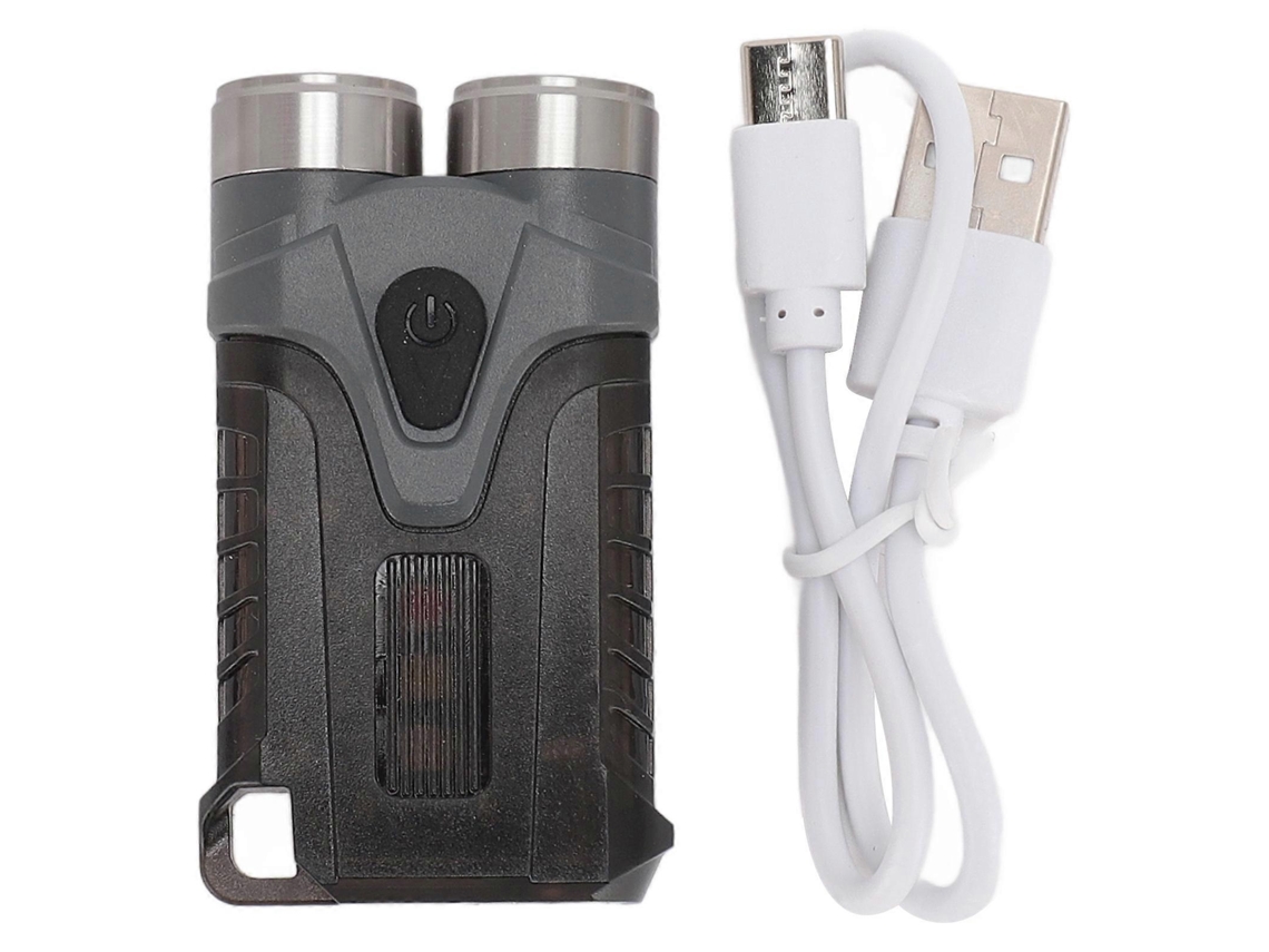 Lanterna Led Edc Pequena E Potente, Mini Lanterna De Chaveiro, Luz De Sinalização Para Acampamento Ao Ar Livre, Cinza Olysi Shop