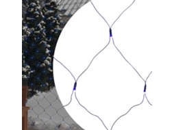 Vidaxl Rede Luzes De Natal 3x3 M 306 Luzes Led Int/ext Azul