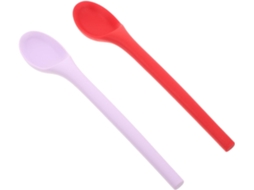 Conjunto De 2 Colheres Silicone Ibasenice 20cm 8 Polegadas, Resistentes Ao Calor, Ideais Para Mexer Na Cozinha