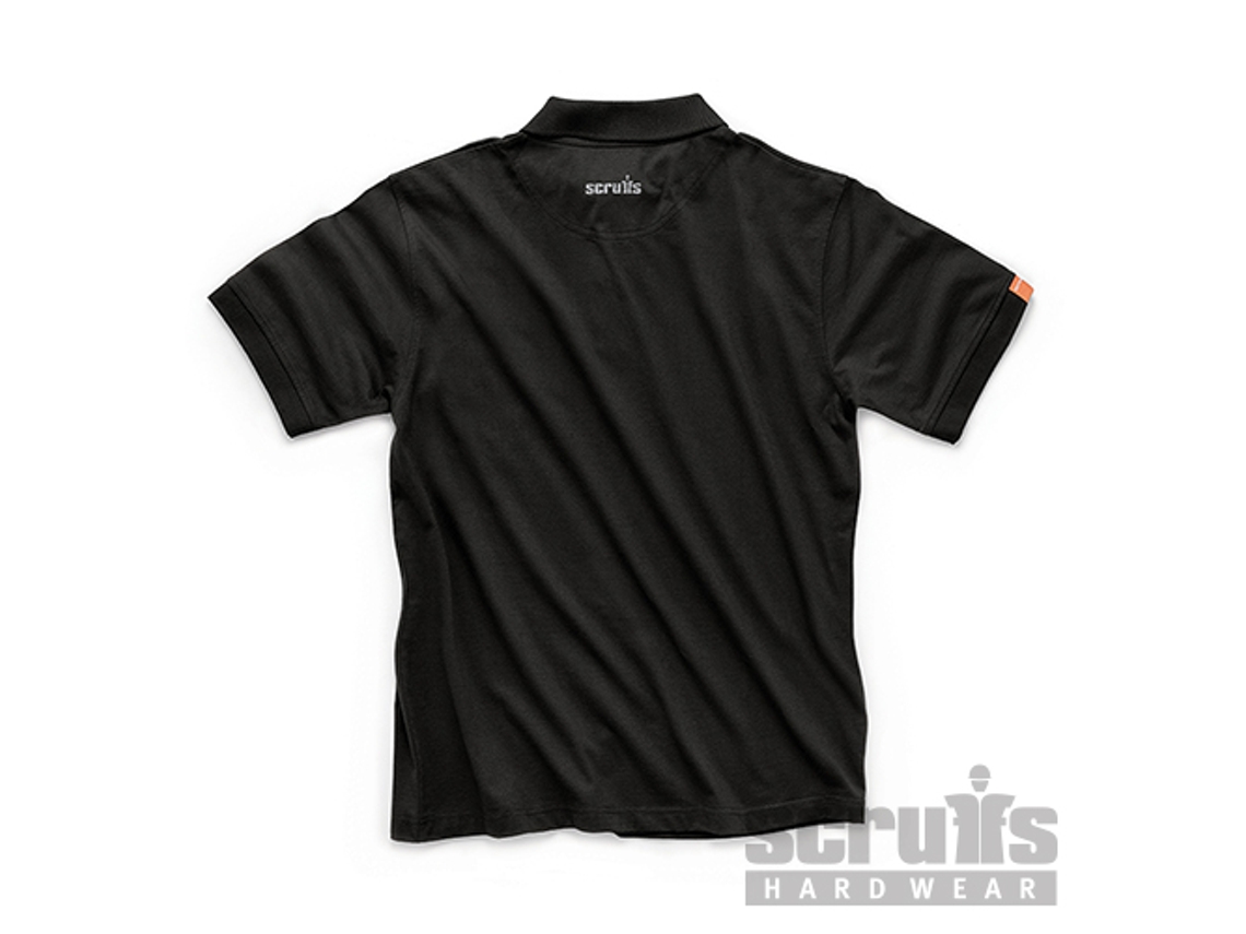 SCRUFFS T55460 Polo Eco Worker Color Negro