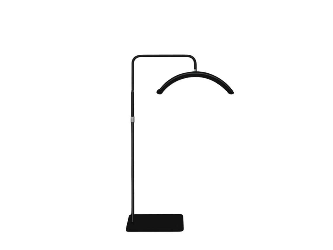Lookimport Candeeiro Led Meia Lua Preto Com Pé