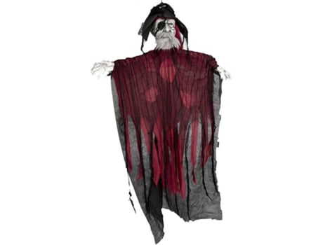 Zombie DISFRAZZES Pirata Suspenso Vermelho (160 x 100 cm - Halloween)