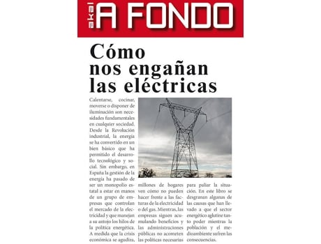 ZEBLAZE - Livro Cómo Nos Engañan Las Electricas Livro Cómo Nos Engañan Las Electricas