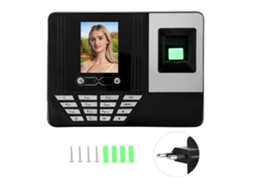 F3 Máquina De Registro De Ponto E Frequência Com Tela De 2,8 Polegadas E Reconhecimento Facial E De Impressões Digitais