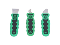 Kit de raspador de injeção de 3 peças, ferramenta de remoção de cola com lâmina de aço inoxidável.