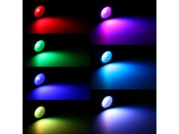 Refletor LED Par 10W RGB+UV, COB, controle remoto DMX para festas, bares, shows, DJ S/MARCA