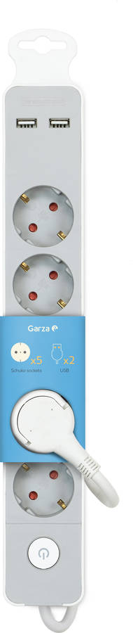 Extensão GARZA Interruptor (5 Tomadas - 1.4m)