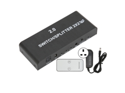 Divisor Hdmi EOOCOO (2 Entradas 2 Saídas Comutação de Vídeo 4k 60hz)