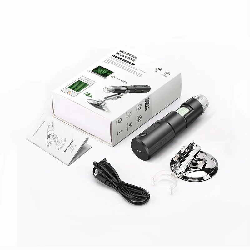 Microscópio Digital Dermatoscópio Eletrônico Sem Fio Wifi