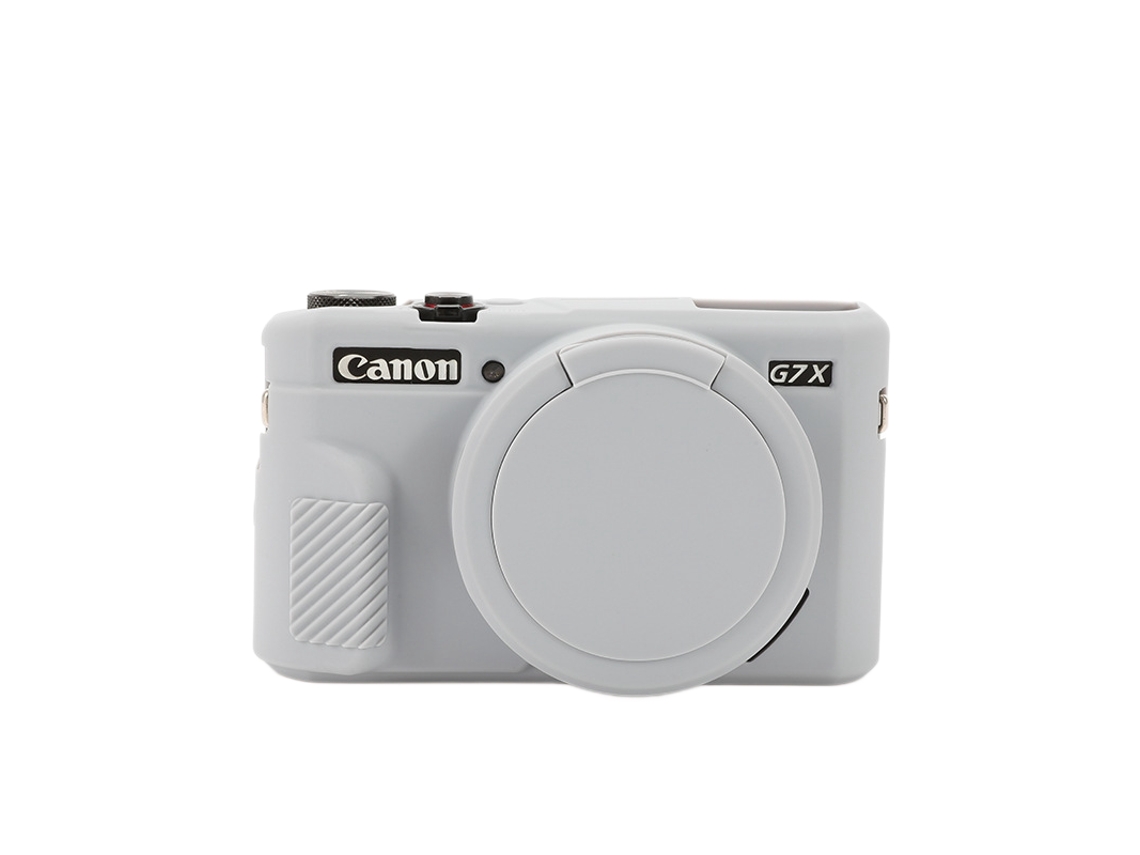 Capa Protetora Em Silicone Para Canon G7 X Mark Ii (cinza)
